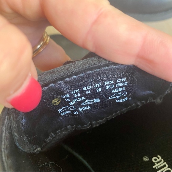 Timberland Ortholite Black Leather Formal Dress Shoes Low - Picture 5 of 8